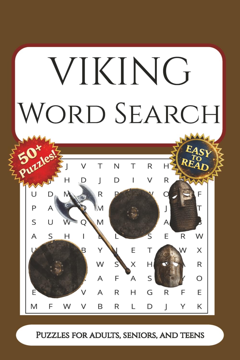 Viking Word Search Puzzle Book: Word Searches with Easy to Read about Vikings, Norse, Valhalla and More I 6x9 inches I 50+ Puzzles.. Gifts for Vacations, Holidays and Free Times