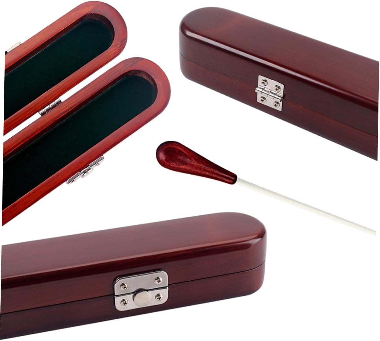 Wooden Conductor Baton Elegant Storage Box for Orchestra Directors Rc Handcrafted Sandalwood Music Wand for Professional Conducting and Musical Direction