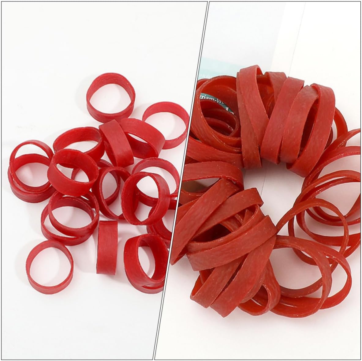 170 Pieces Wide Rubber Binding Bands for Ski Brake and Daily Necessities, High Elasticity and Sturdy Outdoor Sports Accessory for Reliable Ski Brake Retainer