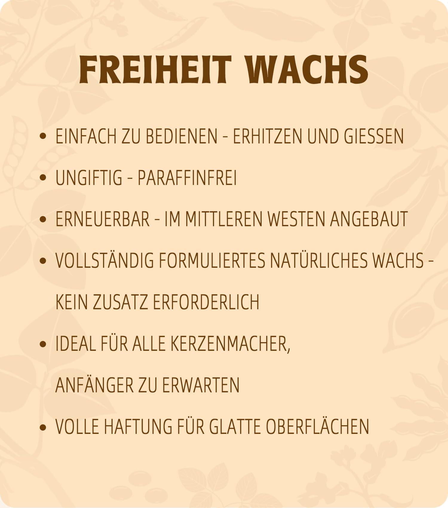 BOYUJK Sojawachs für Kerzen 5KG, Premium Natürlich Kerzenwachs, 100% Sojawachs für die Kerzenherstellung aus biologischem Anbau, ohne Zusatzstoffe, Harmlos und Rein
