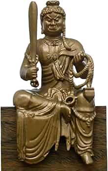 Amazon｜不動明王 ミニ仏像 黄銅製 仏壇仏像 置物 （酉年生まれ）十二