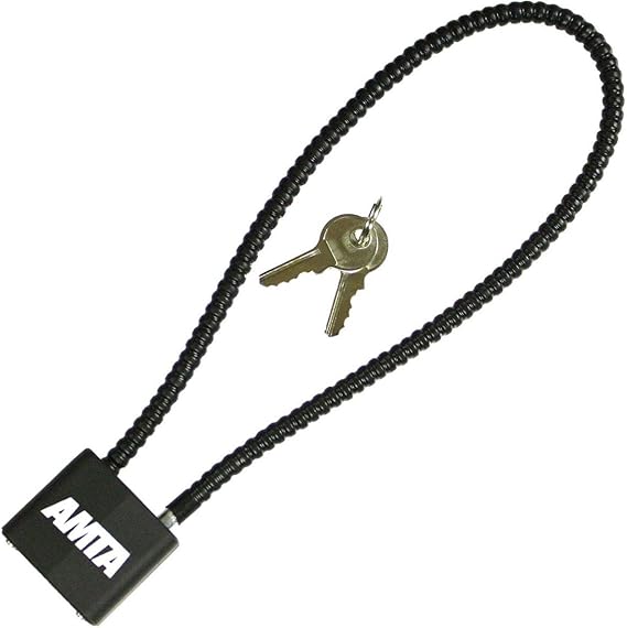 WIRE CABLE RIFLE OR SHOTGUN MECHANISM LOCKING padlock cord GUN LOCK