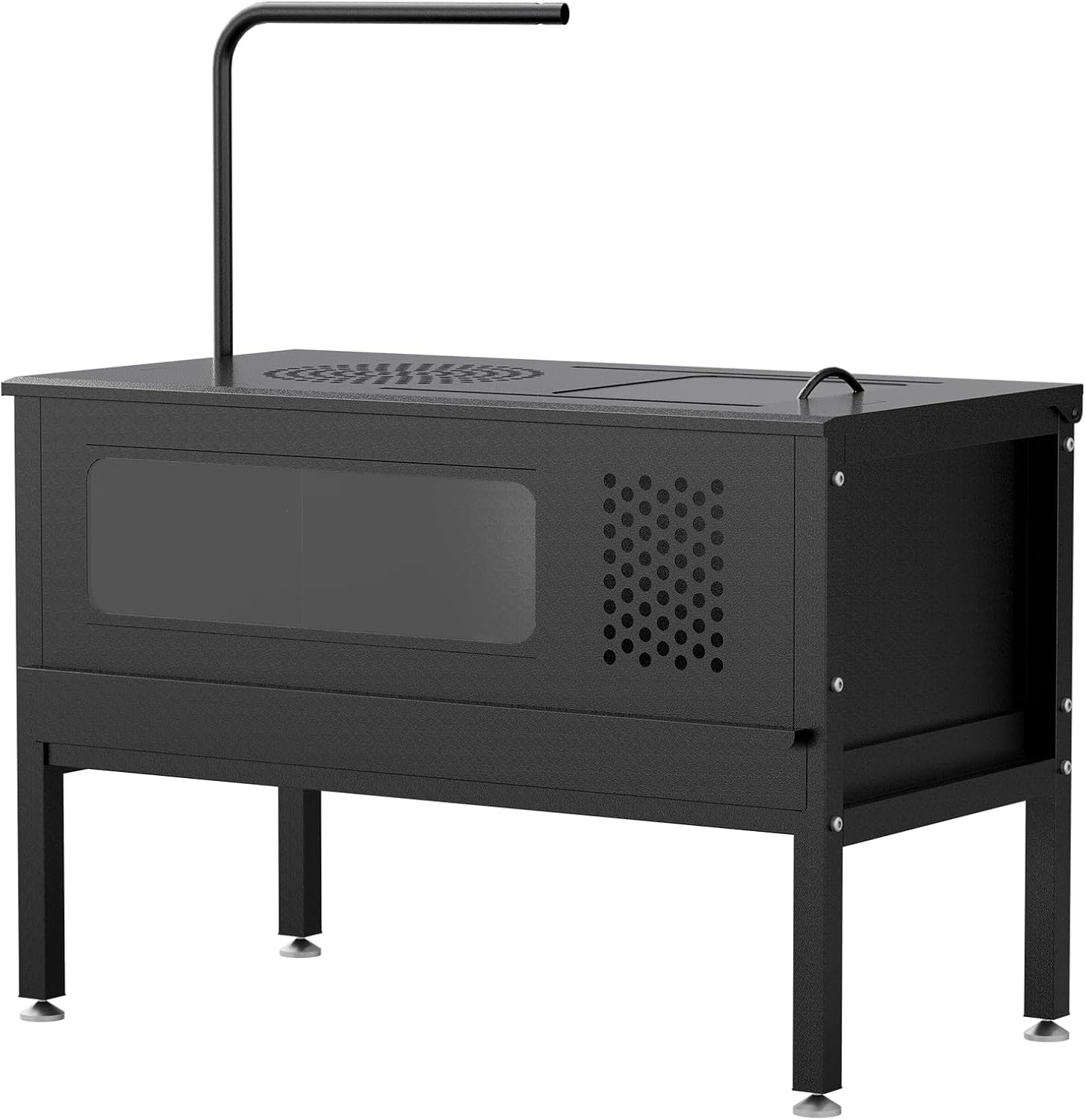 HAYOHRT Chicken Brooder Box - Stand-Up Brooder Pen for Chick Brooder with Lamp Stand & Removable Collection Tray Accommodates Up to 15 Chicks Ideal for Chickens Ducks Quails, No Lamp