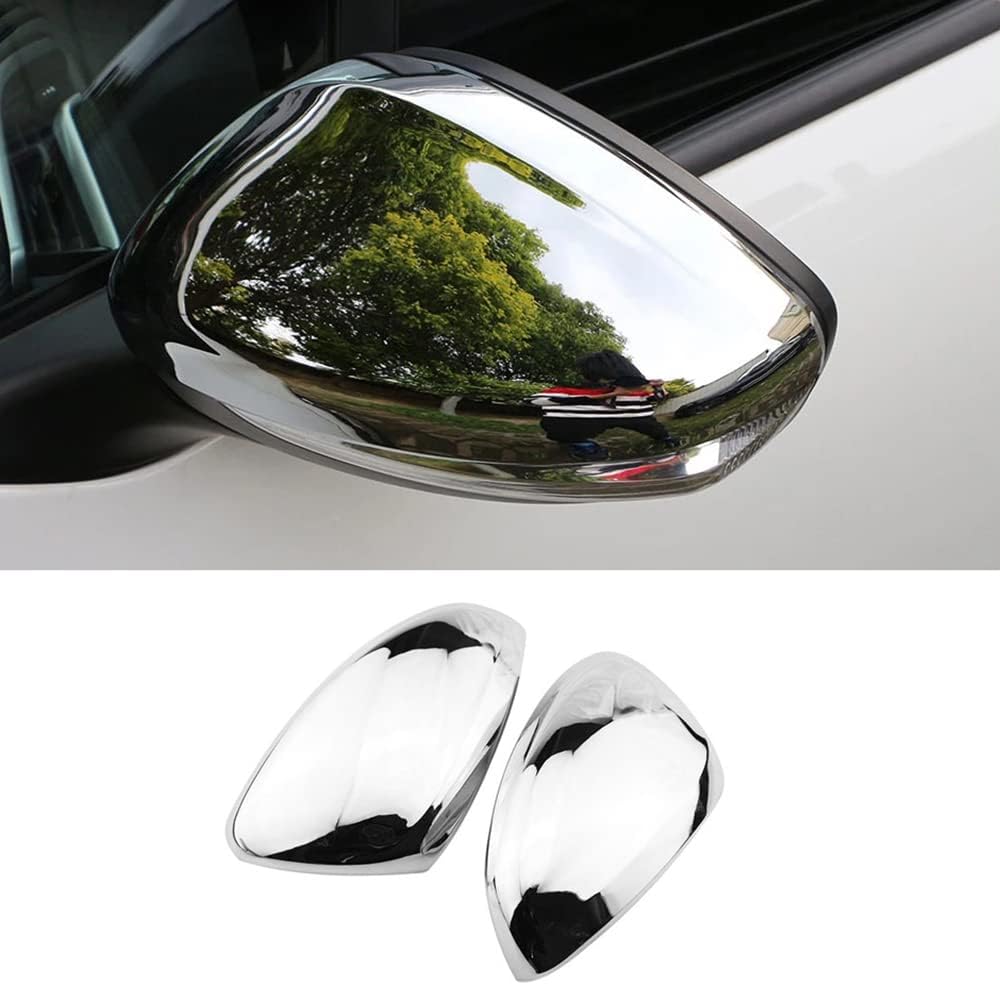Coque rétroviseur Peugeot 2008 chrome brillant boîtiers de protection latéraux haute qualité