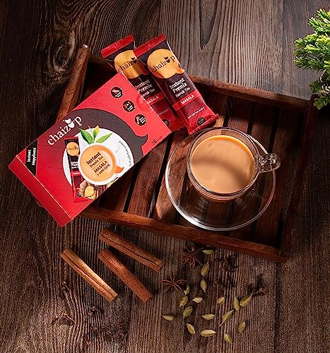 Image of Chaizup Premium 1 Min Instant Masala Tea Premix - 30 Sachets | Masala Flavours | 30 Servings | 420g (Pack of 3)