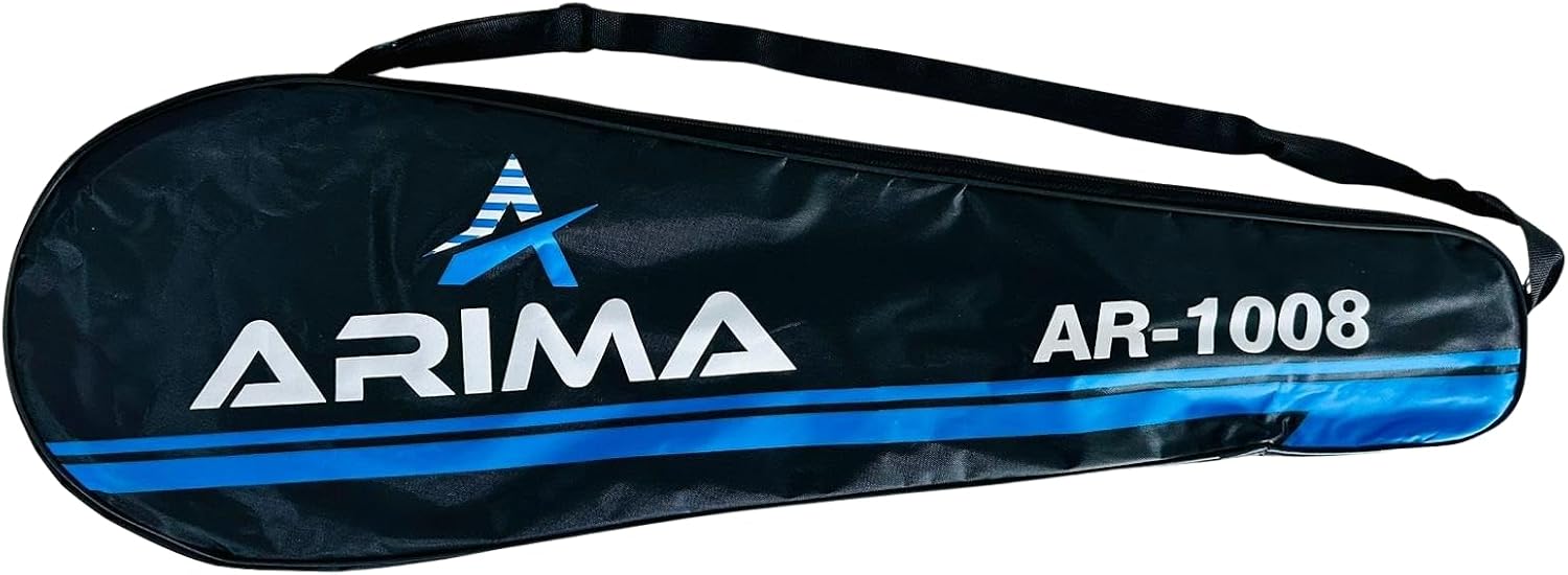 Badminton Set for 2 Players – Lightweight Aluminum Rackets with Carrying Bag – Backyard, Beach, Garden Outdoor Games – Fun Set for Adults
