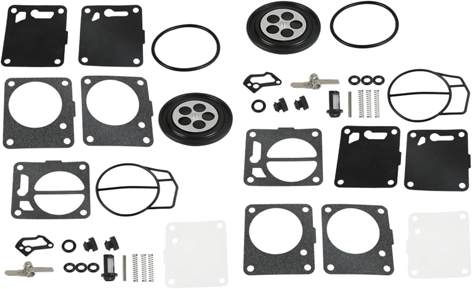 2 Pack Carburetor Repair Kits Replacement for Yamaha Superjet Waverunner Wave Blaster Polaris Seadoo 650 717 720 787 800