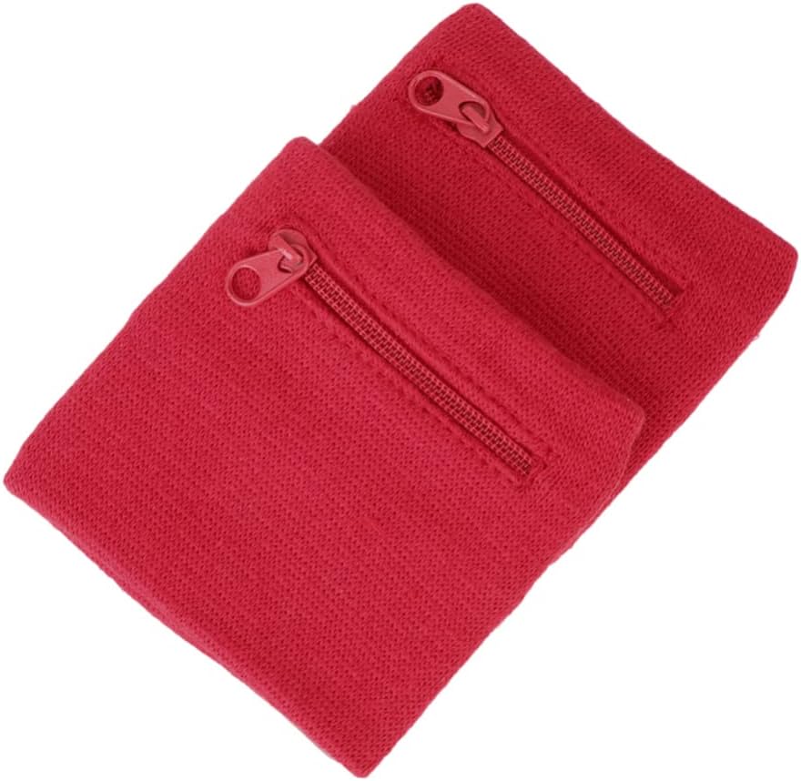 Holibanna 6pcs Lightweight Wrist Coin Pouch Zipper Keys Pouch for Sports Coin Bag Change for Daily Use