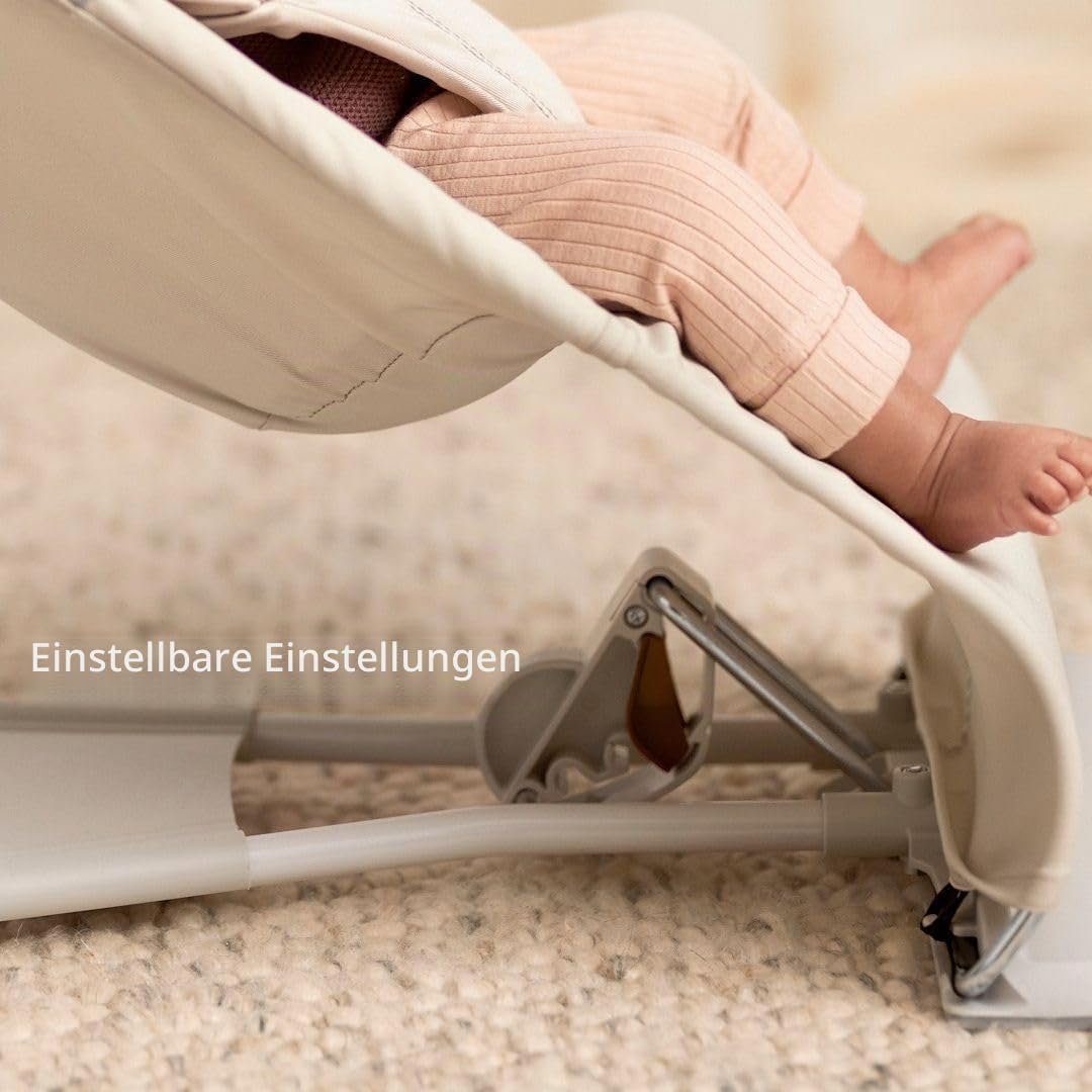 BabyBjörn Babywippe Balance Soft, Gewebt/Jersey, Tri-Fabric, Hellbeige