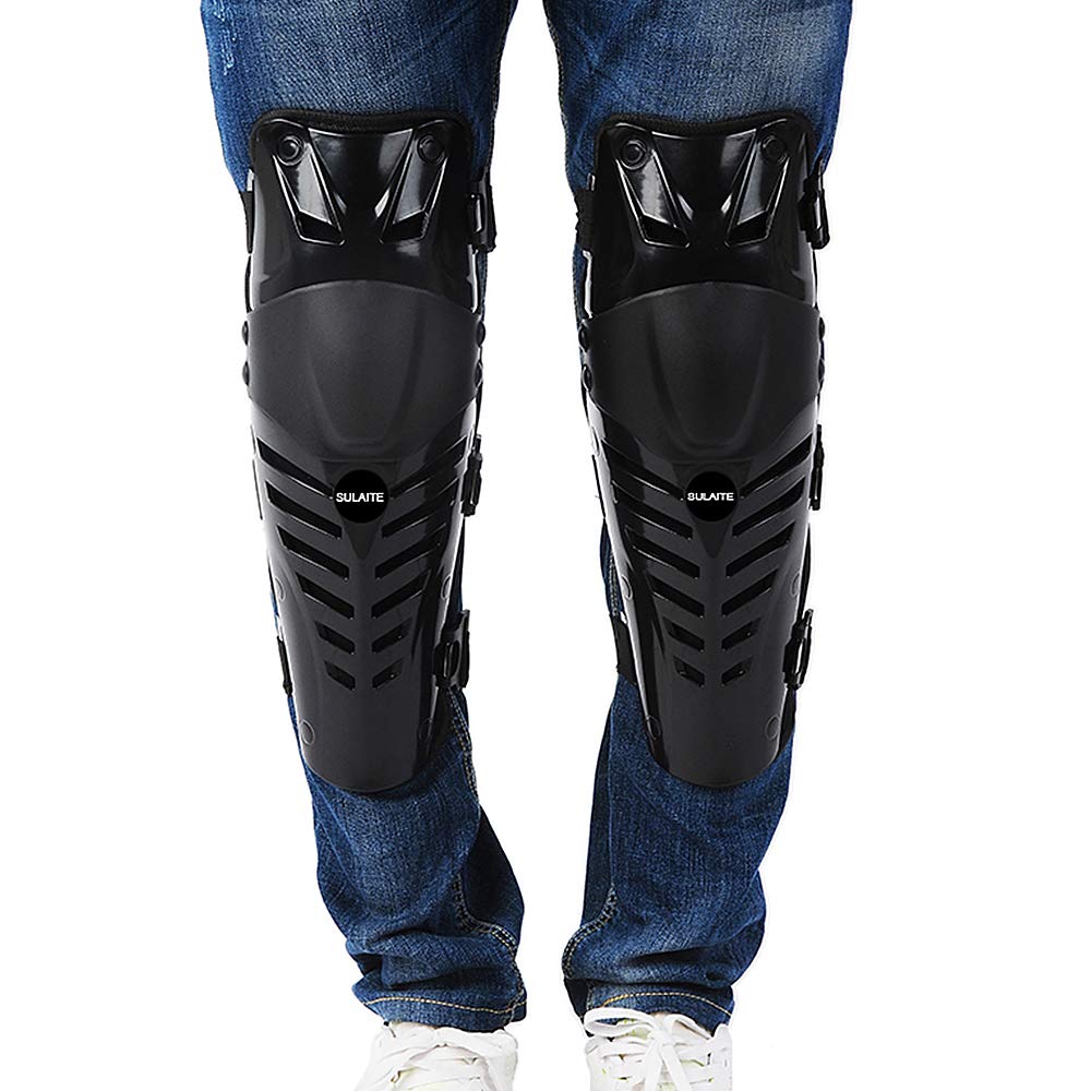 HUIOP 1 paio di ginocchiere per moto protezioni per ginocchia da corsa per ginocchiere protezioni per ginocchiere,ginocchiera per moto
