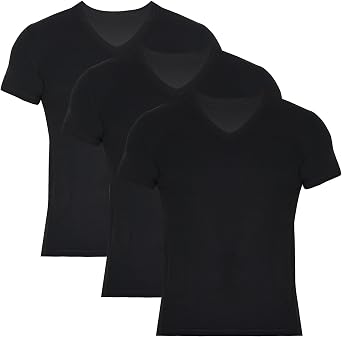 Bamboo Crew Neck T-Shirts O-Neck Undershirts 3-Pack by Bambooven