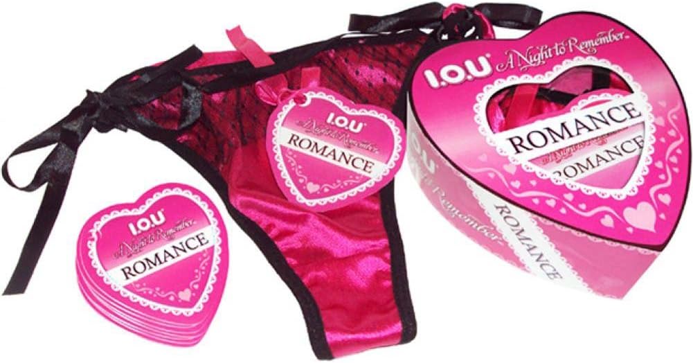 I.O.U. Romance Heart Panty - Pink