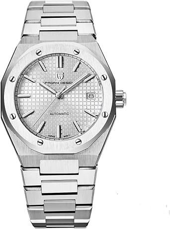 PAGANI DESIGN orologio da uomo Automatico Movimento NH35A，Analogico  Meccanico impermeabile con Cinturino in Acciaio Inox Specchio in zaffiro  sintetico : Amazon.it: Orologi