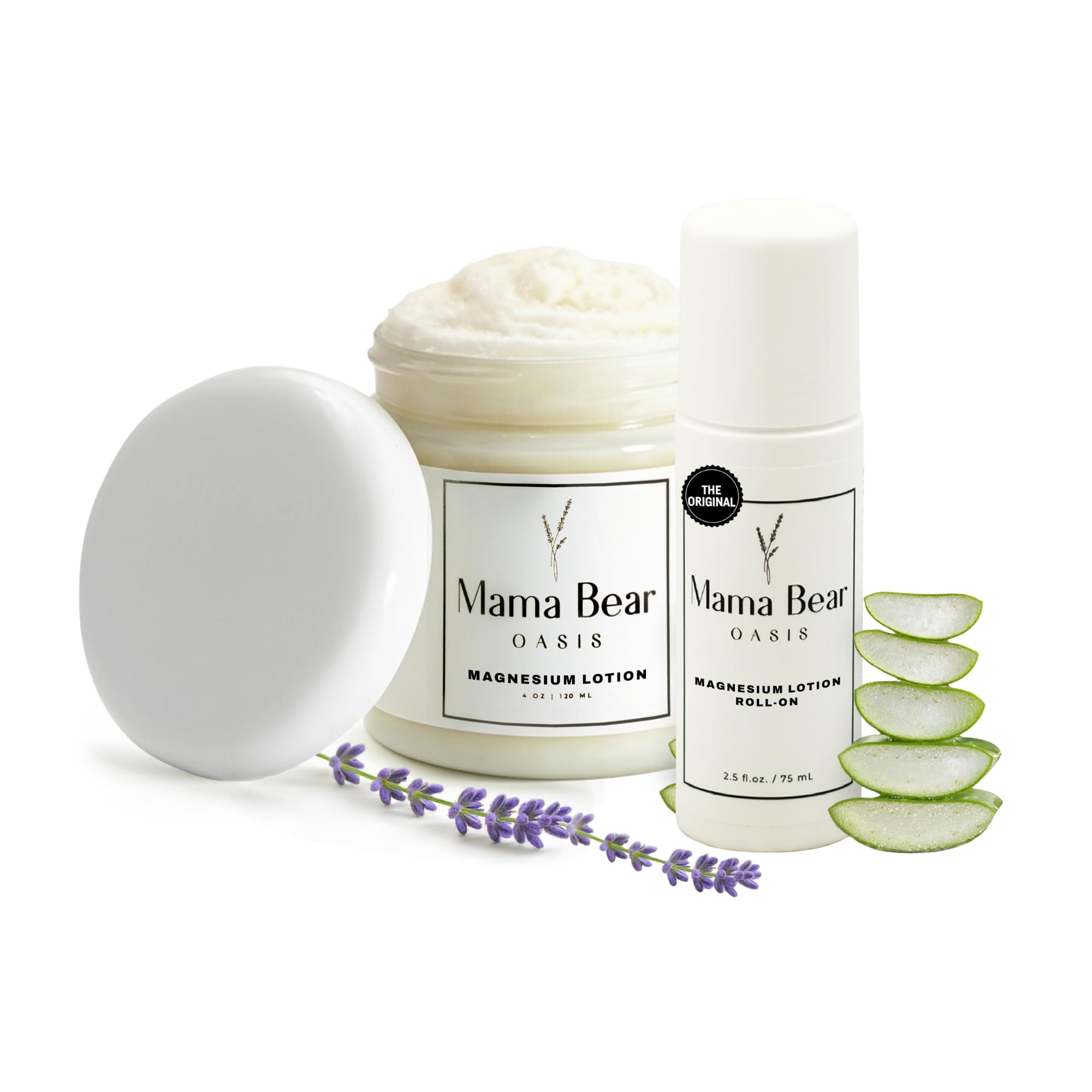 Amazon.com : Mama Bear Oasis Bundle – Magnesium Lotion + Roll On