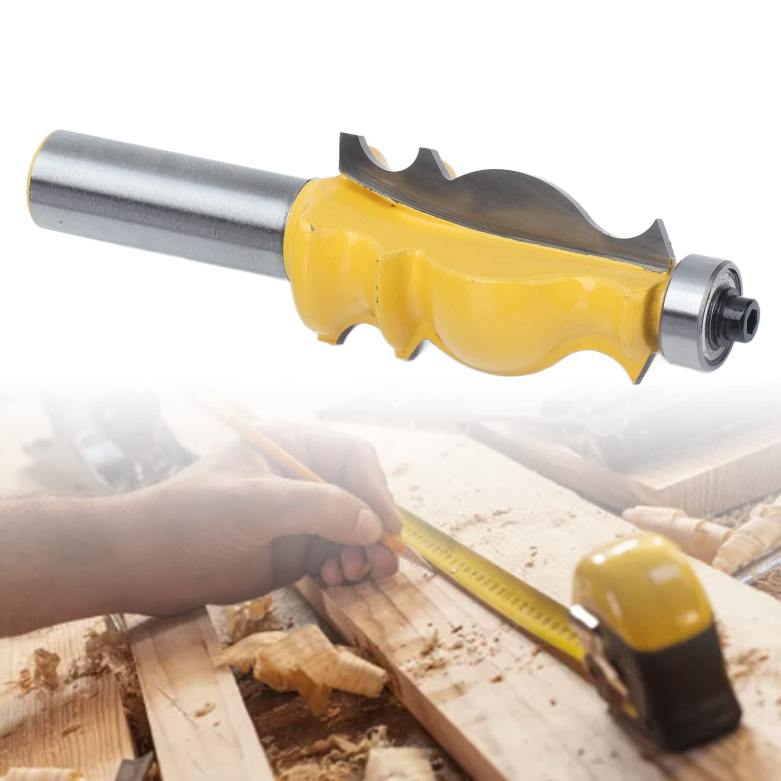 Fresa para madera en forma de T, Tolerancia arquitectónica del carburo cementado cortador de la caña 25m m CNC 12m pedazo router 0.003in