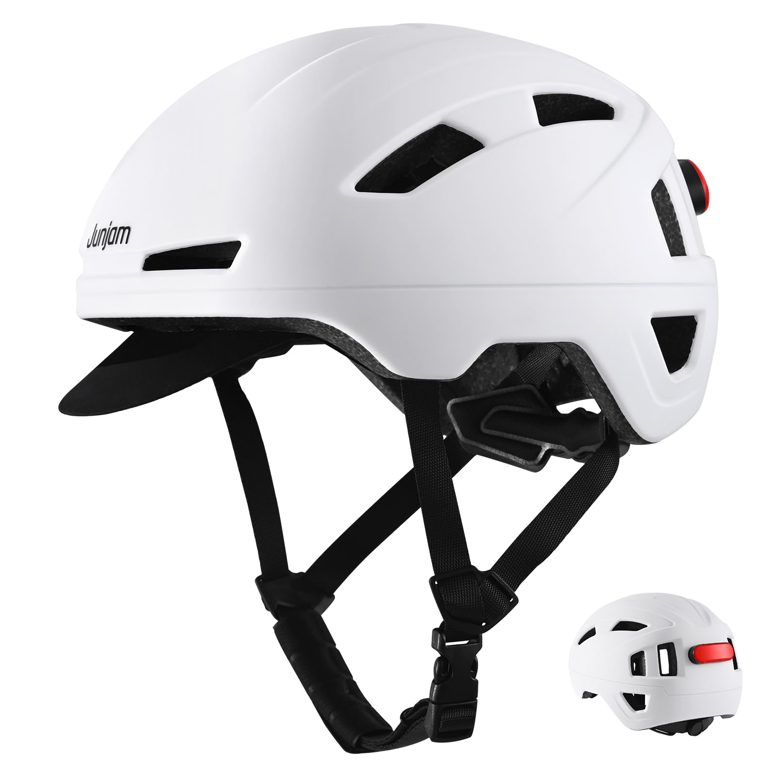 Bike Helmet Ebike Helmet with LED Lights Urban Electric Bicycle Helmet  for Adults, Men Women EN1078/CPSC/GCC& NTA-8776 Certified Class