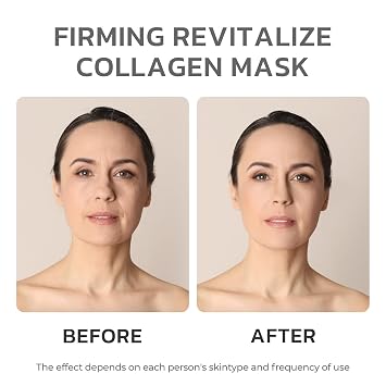 Collagen Face Mask Deep Anti Wrinkle Lifting Hydrating Overnight Masks 38g x 4ea, Tightening, Moisturizing, Pore Minimizing, Skin Care Mask