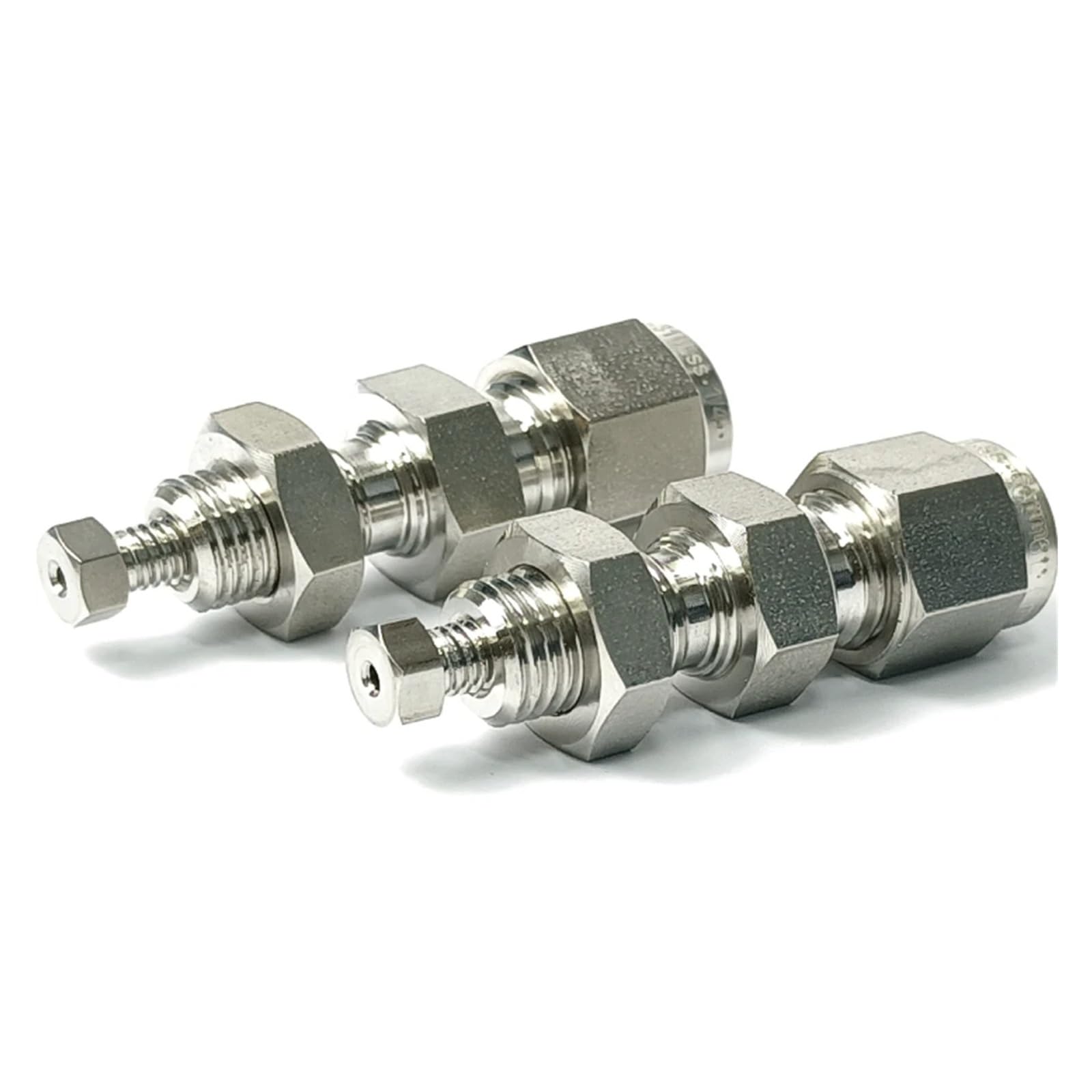 1/16" bis 3mm 6mm 1/8" 1/4" Rohr OD Kompression Union SUS316L Edelstahl Rohr Fitting Stecker Kupplung Adapter(1l4 Inch)