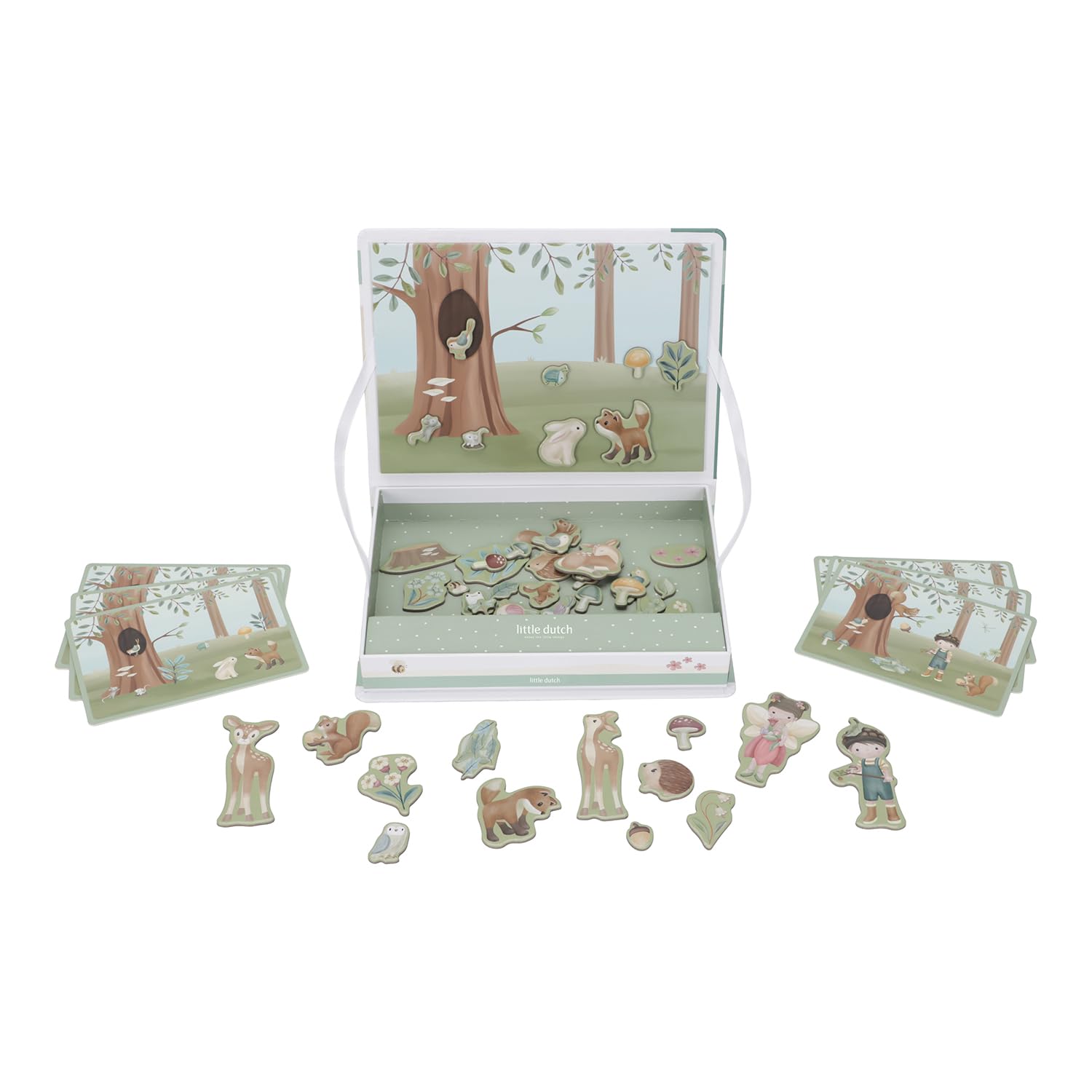 Little Dutch 7253 Magnetyczna skrzynka do zabawy – Forest Friends