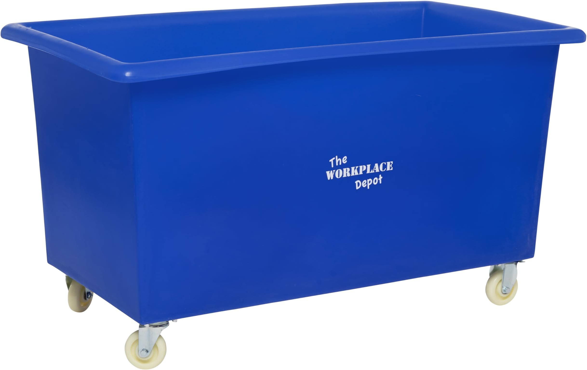 Heavy Duty Bottle Bin, Durable Plastic Recycling Bin, Glass Bottle Skip on Wheels for Bars, Retail & Factories (Blue, 455 Litre)