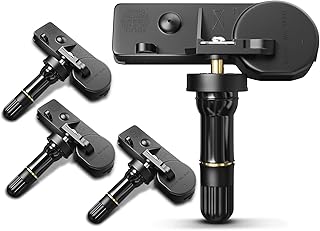 A-Premium 315MHz Tire Pressure Monitoring System Sensor TPMS Compatible with Dodge Ram 1500 2500 3500 Durango Jeep Wrangler Compass Liberty Chrysler Replaces# 56029479AB 56029465AA 56053036AA 4-Pack