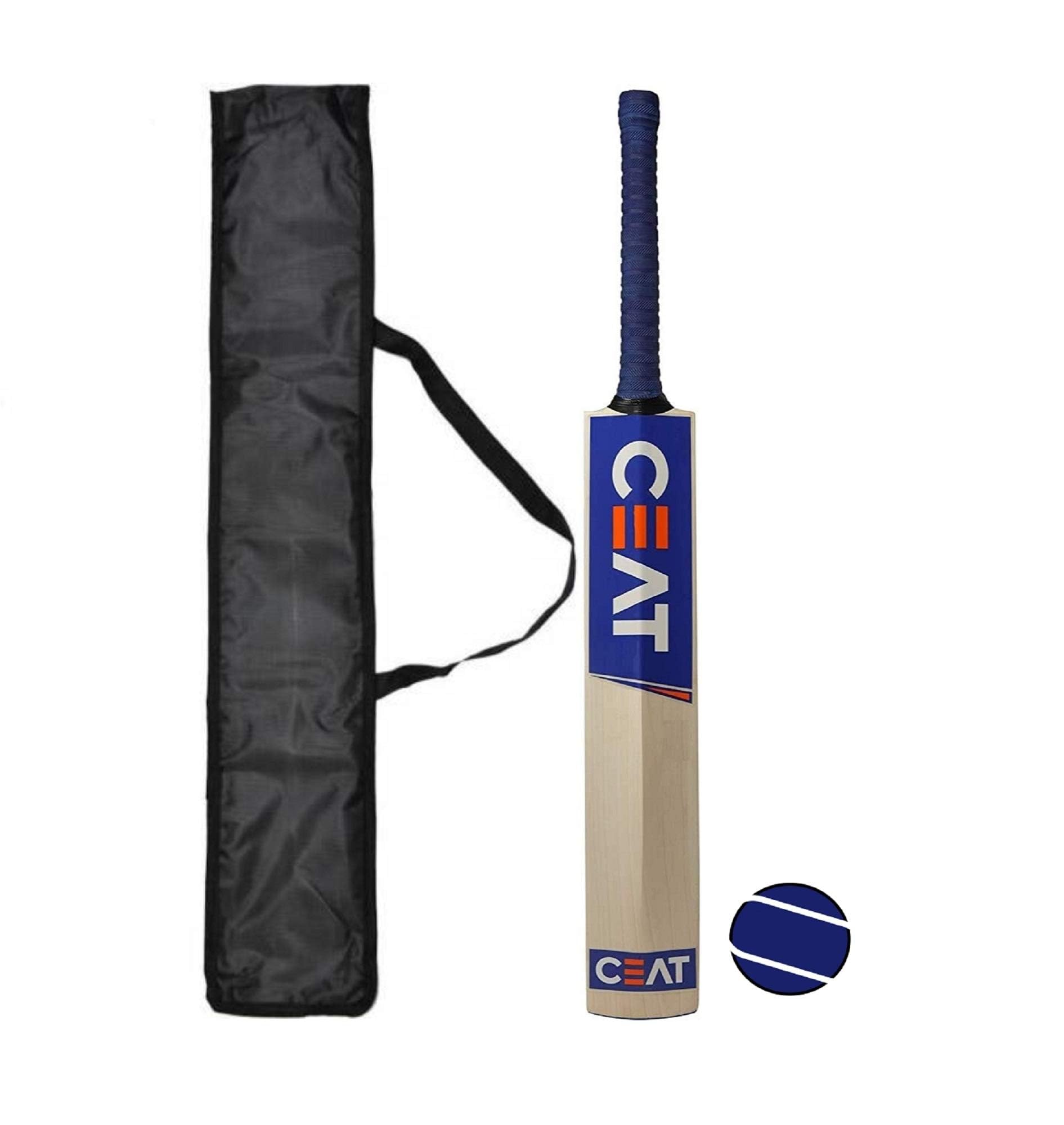 XTROKE Ske Popular Willow Cricket Bat, Ball With Bat Cover For All Tennis Ball (Size 05) For 10 To 12 Years (B08KQ9TZ7V) Amazon Price History, Amazon Price Tracker