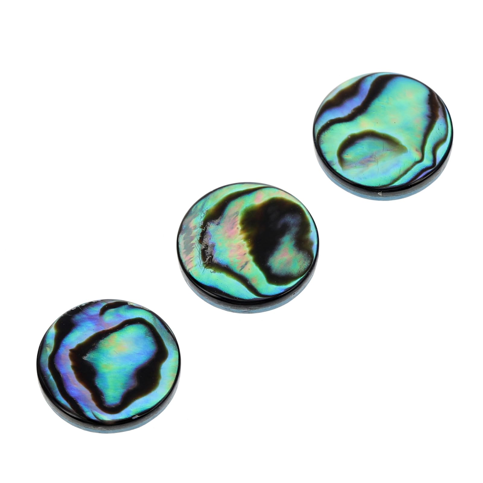 CIMAXIC Fluency Enhancer Abalone Shell Trumpet Buttons 3pcs Set Ideal for Musicians