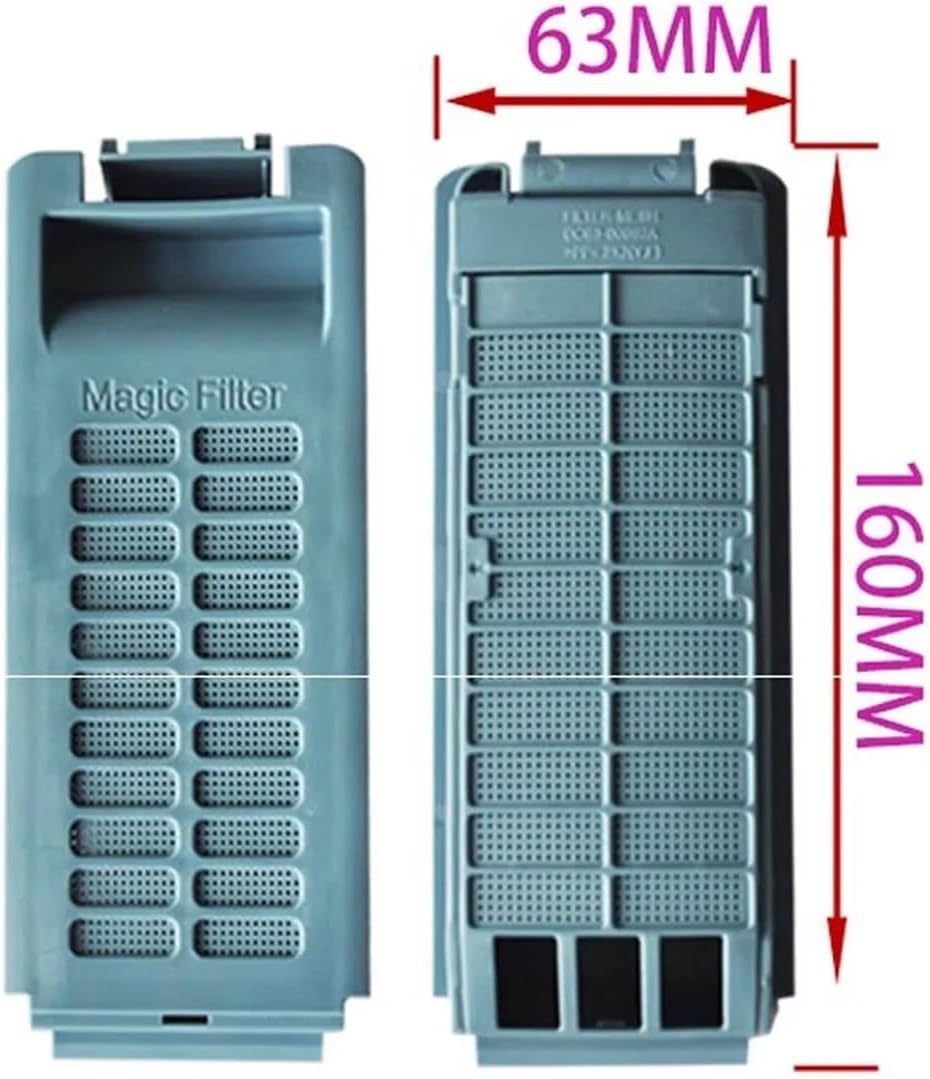 Washing Machine Washer Filter, Compatible For Samsung，DC97-14855A DC63-00897A Washing Machine Accessories Parts(2PCS)