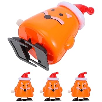 Amazon.com: LOGOFUN 4pcs Christmas Wind up Toys Xmas Themed