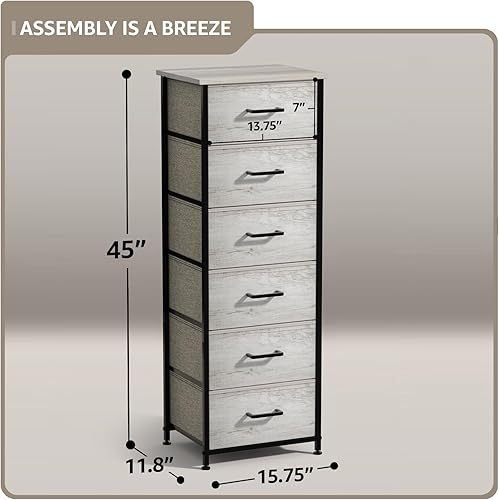 Vista 191 de Sorbus Cómoda de mesita de noche con 2 cajones de madera sintética, mesita de noche con almacenamiento para dormitorio, sala de estar, armario