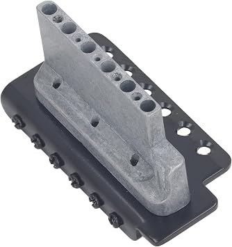 6 String Guitar Tremolo Bridge with Tools, Left Handed Vintage Tremolo 6 Saddle Metal Bridge Replacement for Electric Guitar Accessories
