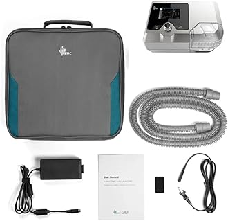 BMC G2S B25VT BIPAP Machine for home with Humidifier, BMC Full Face Mask Medium and Carrying Case Bag With 2 Years warranty
