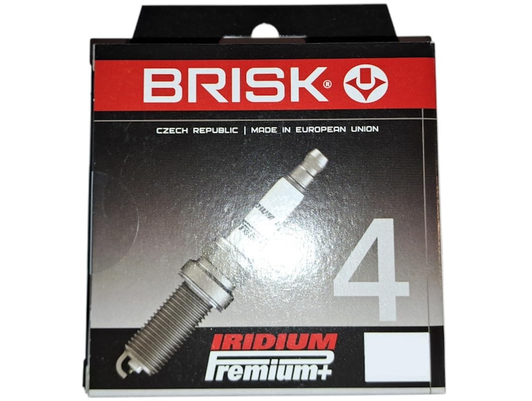 BRISK Iridium Premium+ Plus P2 1620 Bujías de Encendido, 6 piezas