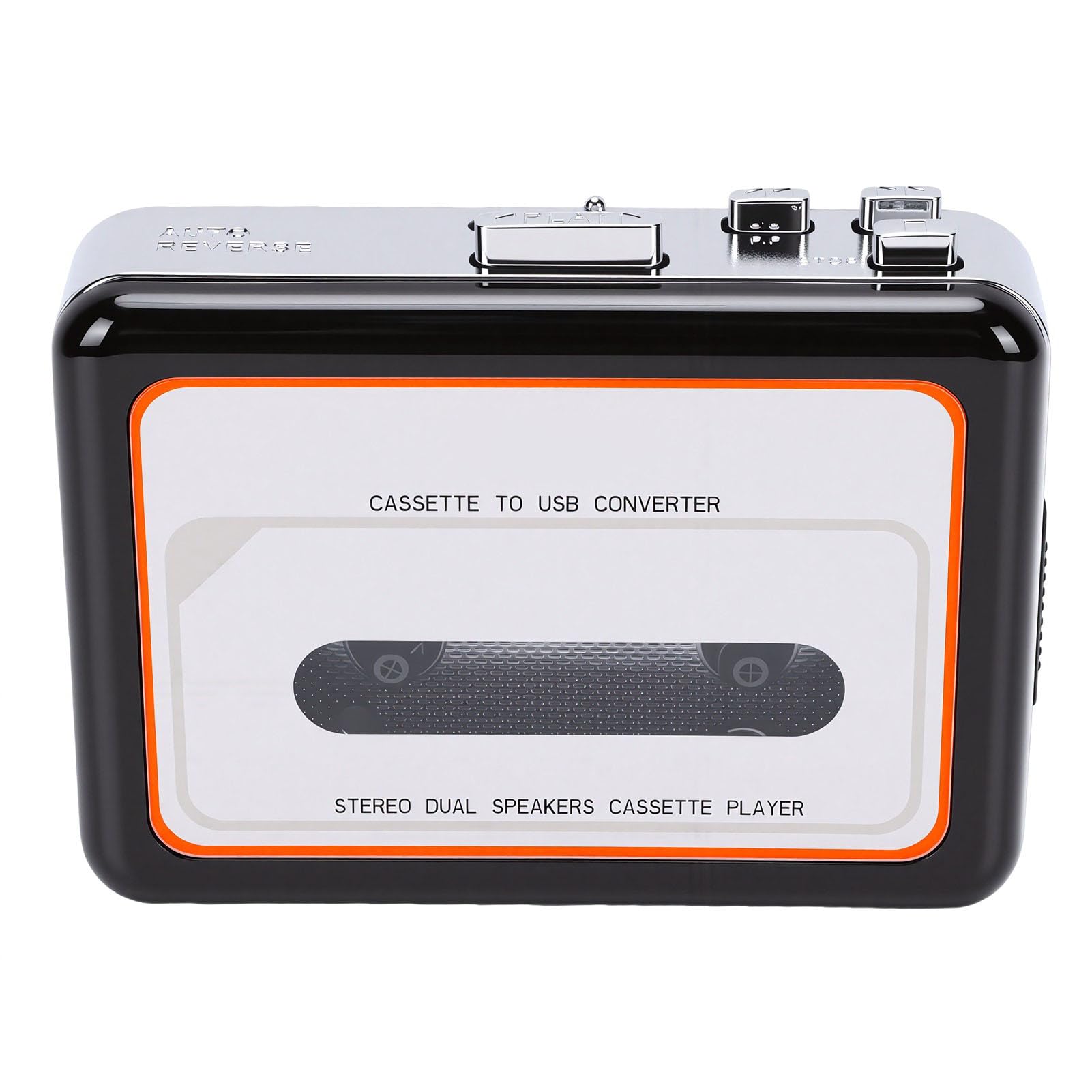 Cryfokt Cassette USB, Lecteur de Cassette Portable, Convertisseur MP3