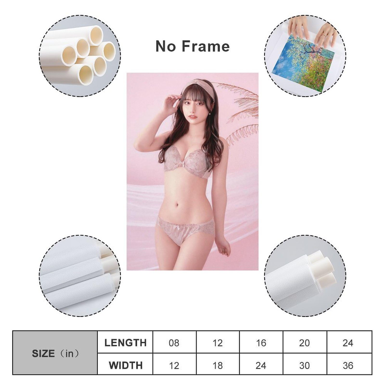 Amazon.co.jp: 鈴木優香 下着 セクシー ビキニ ふくよかポスター