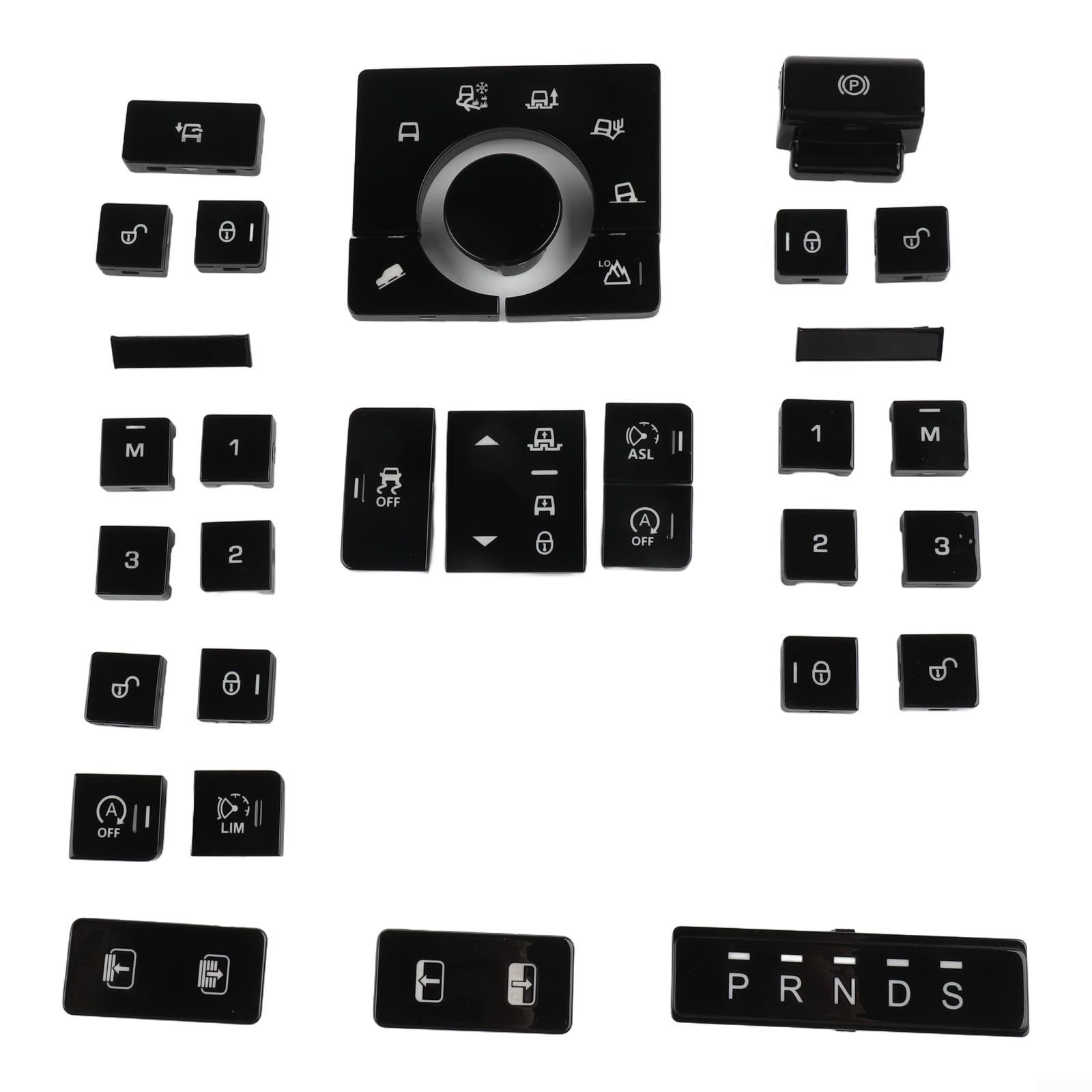 Couvercle bouton commutateur mode terrain Range Rover 2013-2017 cache plastique noir console