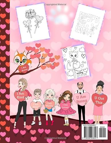 I Heart You: Positive Affirmations and Kindness Coloring and Activity Book for Kids 4-12 (Leave a Li
