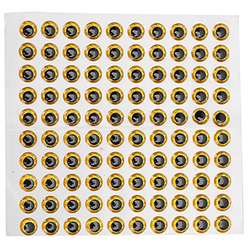 Alomejor 100 Pz/Pacco Richiamo di Pesca Occhio 9mm...