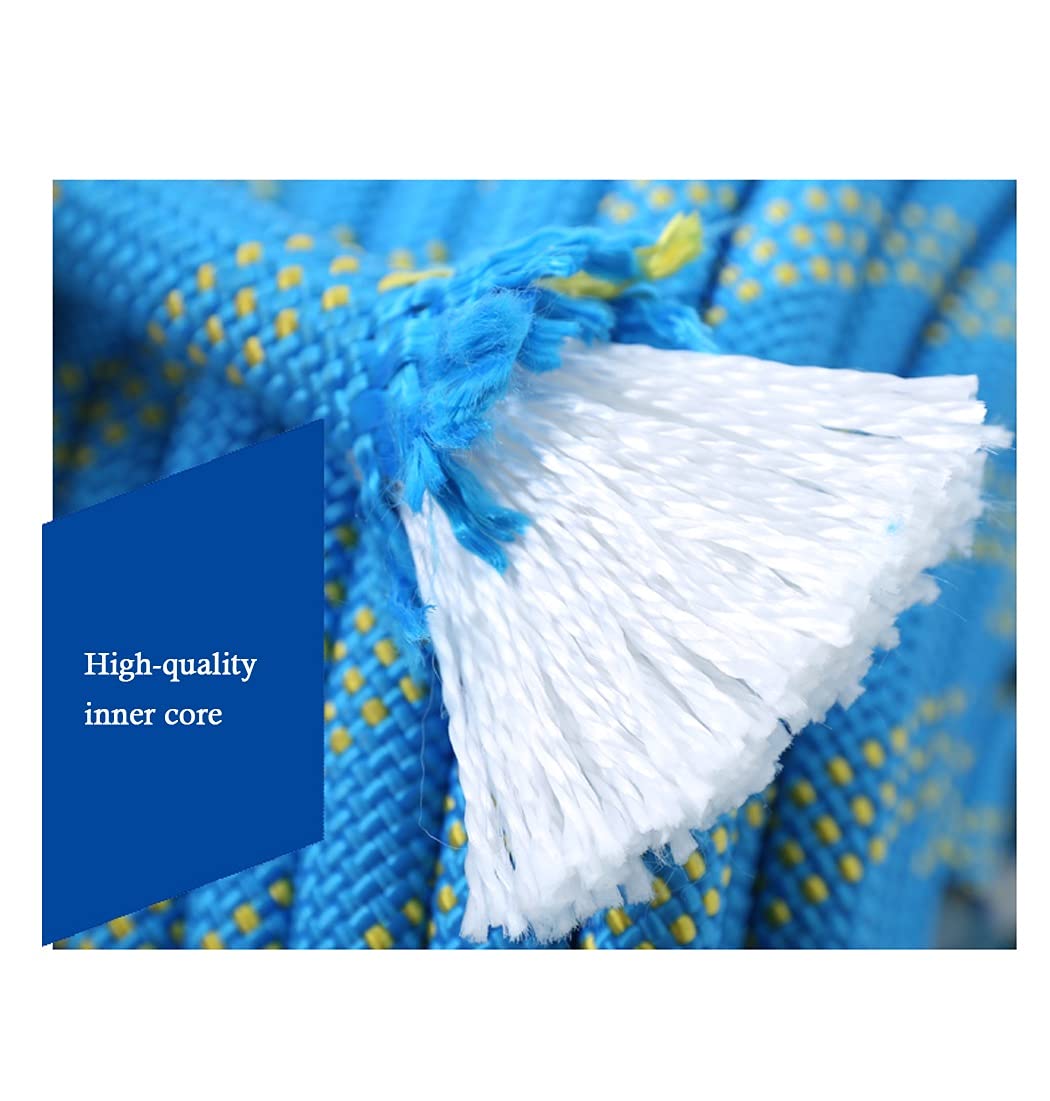 Corde de gréement Premium en Nylon/Polyester - matériel de pêche et de gréement Robuste, Convient également au Camping, au Jardinage et à la Voile - Corde d'ancre Jaune et Corde de balançoir