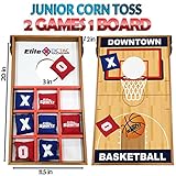 tac spiel gebraucht ZWEI UNTERHALTUNGSSPIELE AUF EINEM SPIELBRETT: Das Elite Sportz Beanbag-Wurfspiel-Set beinhaltet zum einen „Tic Tac Toe“ und zum anderen ein „Basketball“ Themen- Cornhole-Spiel. Sie und Ihre Kinder werden Stunden voller Familienspaß zu einem großartigen Preis erhalten.