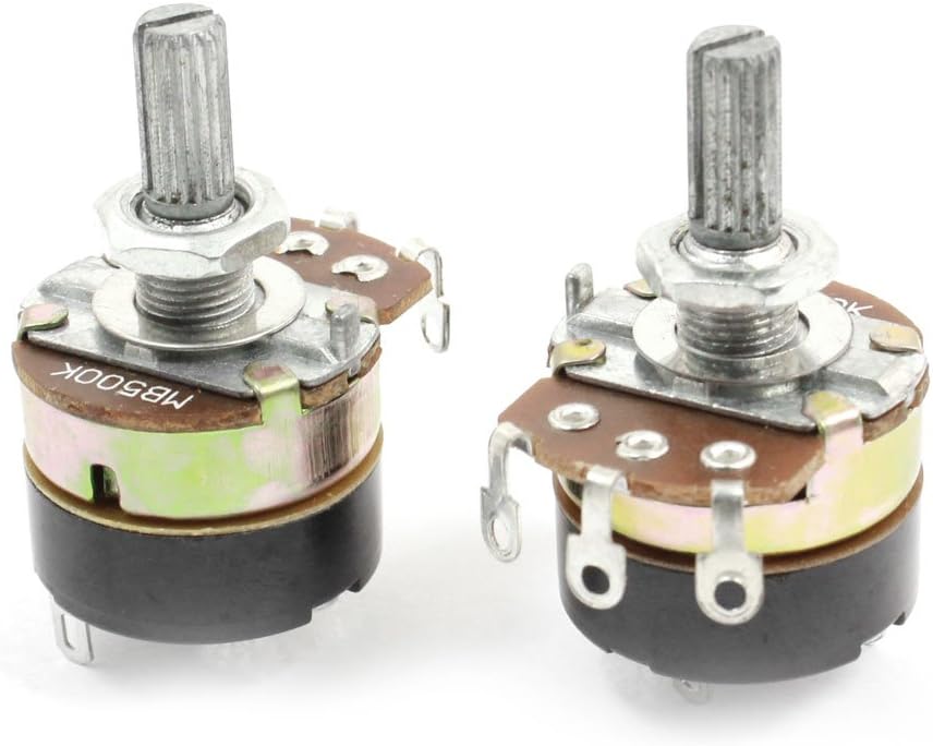 Potenziometro Variabile Lineare Uxcell 100K Ohm 2W – Singolo Giro 3 Terminali WH118