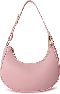 Retro Classic Hobo Clutch Shoulder Tote Clutch HandBag with Zipper Closure for Women
