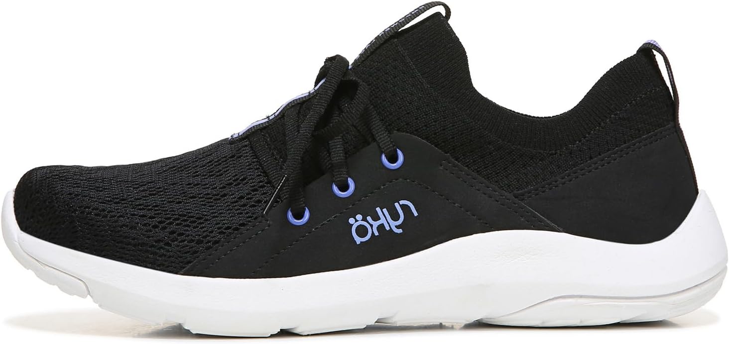 Ryka Women's Empower Lace Slip-On Sneaker Black 7 M
