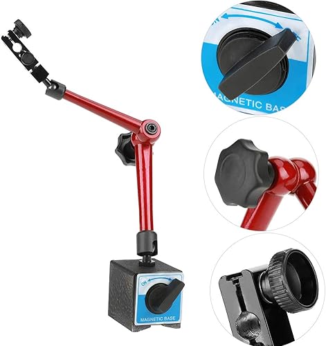Miniatura 6 de GOTOTOP Soporte de base magnética universal ajustable de 13.780 in para indicador de indicador de prueba de dial