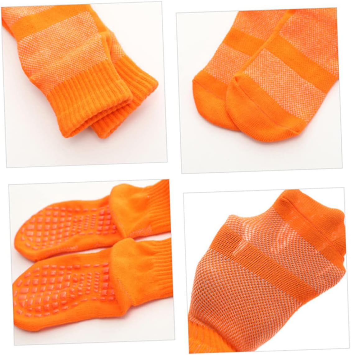 3pairs Non-slip Trampoline Socks for Boys and Girls Socks Years Non-skid Girls Boy Floor Cotton