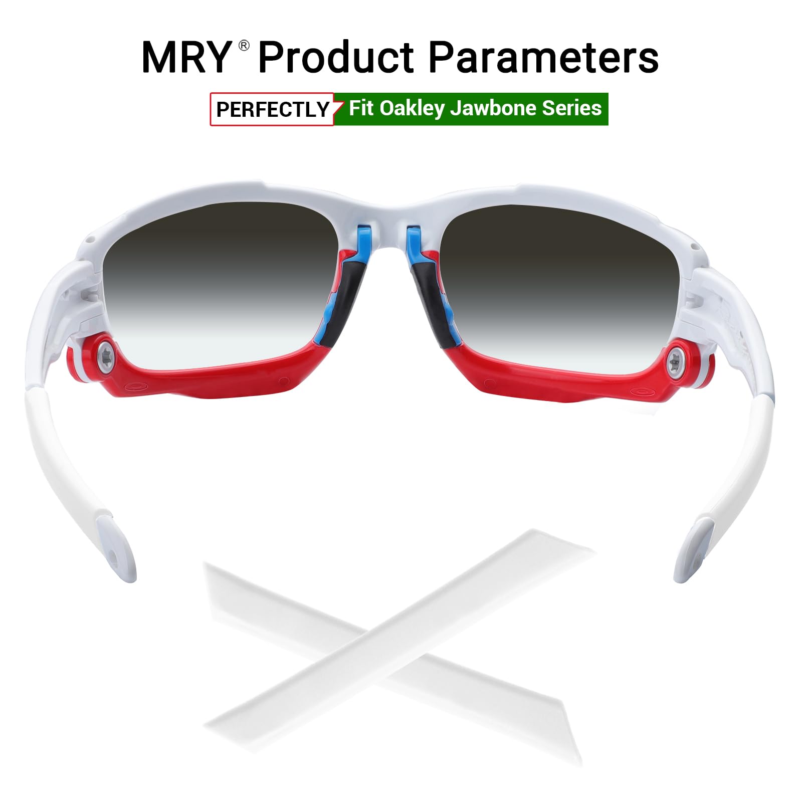 Mryok Ersatzohrsocken für Oakley Jawbone Sonnenbrillen - Optionen