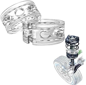 EBIZ HIVE Car Shock Absorber, 2pc Transparent Car Shock Absorber Retainer TPE Spring Buffer Power Cushion (FOR NISSAN(SUNNY), FOR FRONT)