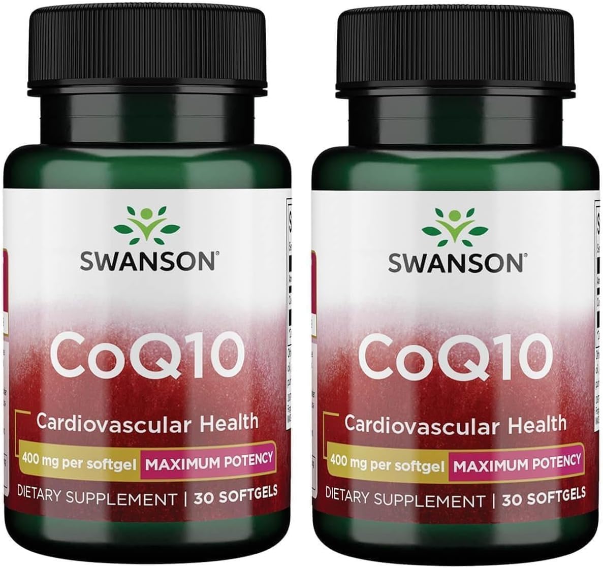 Swanson CoQ10 Helps Promote Heart Health (30 Softgels, 400mg Each)