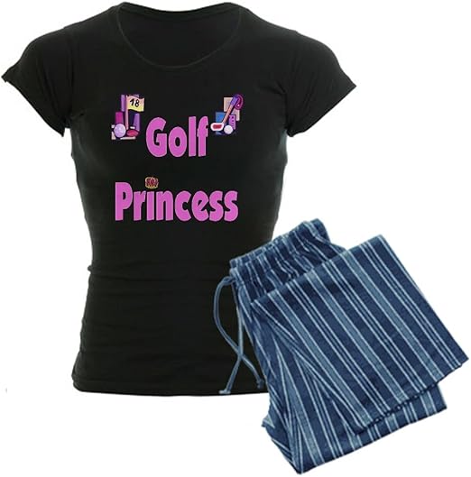 CafePress Golf Princess Women's Dark Pajamas Women's PJs Amazon.co.uk