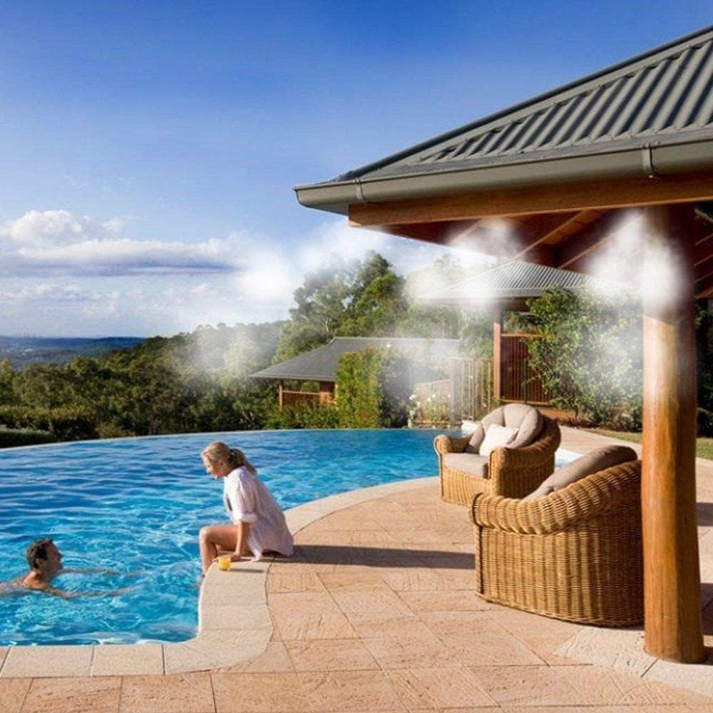 21 SHOP® - Kit NEBULIZZATORE ad Acqua NEBULIZZAZIONE Gazebo OMBRELLONE Giardino Pergola RINFRESCA 10 metri